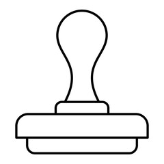  Vector Stamp Outline Icon Design