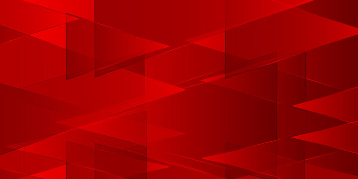 Modern red triangle background, geometry background