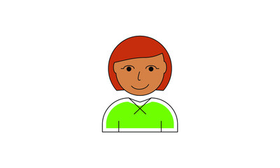 avatar people vector person flat user business icon symbol character illustration 