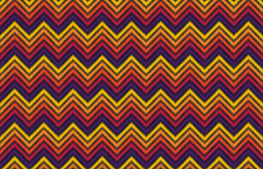 Seamless pattern repeating design with geometric shapes.