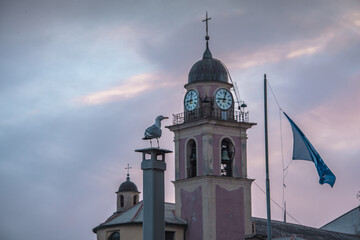 The pretty town of Camogli Italy