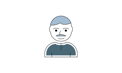 avatar people vector person flat user business icon symbol character illustration 
