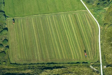 Fotobehang Dutch landscapes from out of a plane © AGAMI