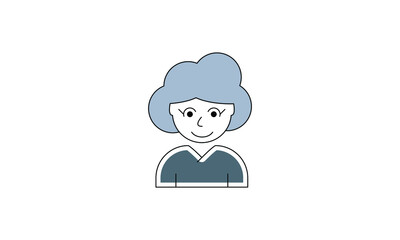 avatar people vector person flat user business icon symbol character illustration 