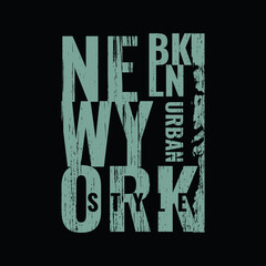 Fototapeta premium New york Brooklyn ,vector illustration and typography, perfect for t-shirts, hoodies, prints etc.