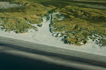 Dutch landscapes from out of a plane