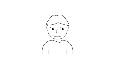 avatar people vector person flat user business icon symbol character illustration 