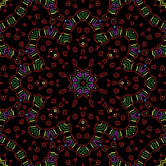 Floral pattern illustration design