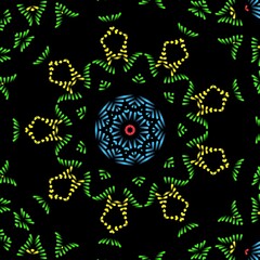 Floral pattern illustration design