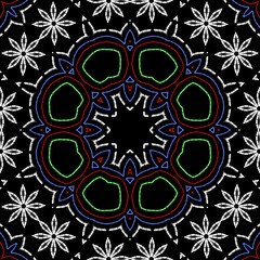 Floral pattern illustration design