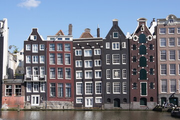 Fototapeta premium city canal houses