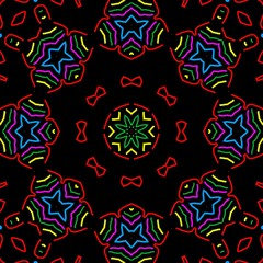 Beautiful Indian floral pattern design.