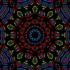 Beautiful Indian floral pattern design.