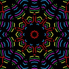 Beautiful Indian floral pattern design.