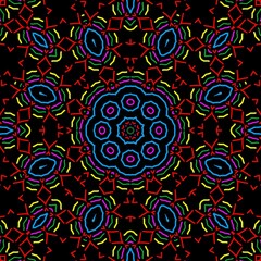 Beautiful Indian floral pattern design.