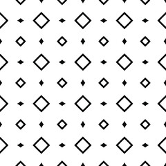  floral seamless pattern background.Geometric ornament for wallpapers and backgrounds. Black and white pattern. 