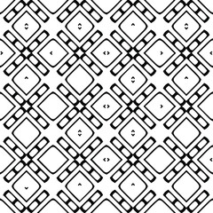  floral seamless pattern background.Geometric ornament for wallpapers and backgrounds. Black and white pattern. 