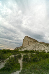 Natural landscape with a view of the White Rock.