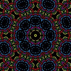 Beautiful Indian floral pattern design.