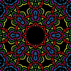 Beautiful Indian floral pattern design.