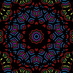Beautiful Indian floral pattern design.