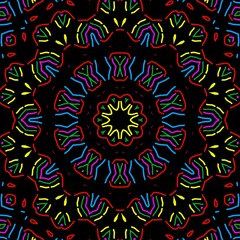 Beautiful Indian floral pattern design.
