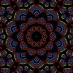 Beautiful Indian floral pattern design.