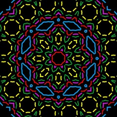 Beautiful Indian floral pattern design.