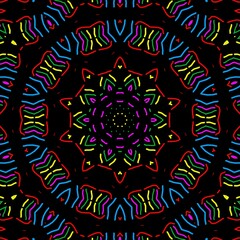 Beautiful Indian floral pattern design.