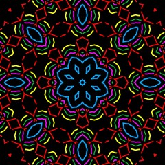 Beautiful Indian floral pattern design.