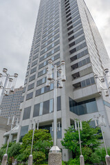 東京都品川区天王洲から見た東京の都市景観