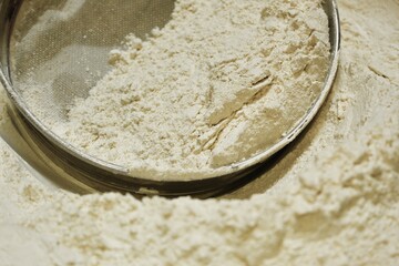 Wheat flour powder and a refiner 