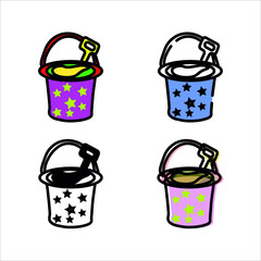 bucket of paint