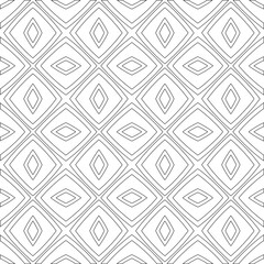 Fototapeta premium Vector geometric pattern. Repeating elements stylish background abstract ornament for wallpapers and backgrounds. Black and white colors 