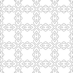 
Vector geometric pattern. Repeating elements stylish background abstract ornament for wallpapers and 

backgrounds. Black and white colors 