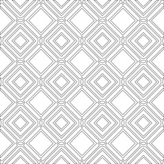 
Vector geometric pattern. Repeating elements stylish background abstract ornament for wallpapers and 

backgrounds. Black and white colors 