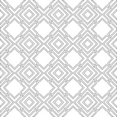 
Vector geometric pattern. Repeating elements stylish background abstract ornament for wallpapers and 

backgrounds. Black and white colors 