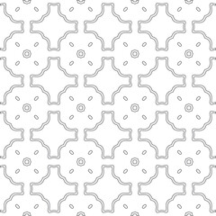 
Vector geometric pattern. Repeating elements stylish background abstract ornament for wallpapers and 

backgrounds. Black and white colors 