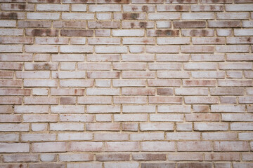 old and beautiful brick wall for a background, no person