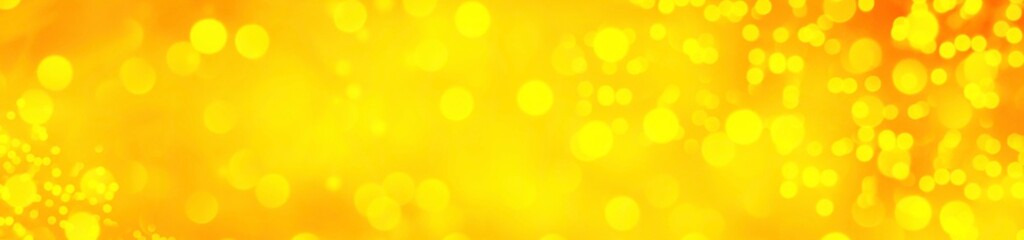 abstract gold, yellow background with bokeh lights	
