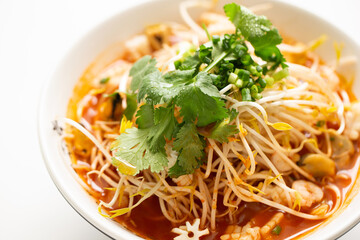 Pho noodle,spicy noodle dish 