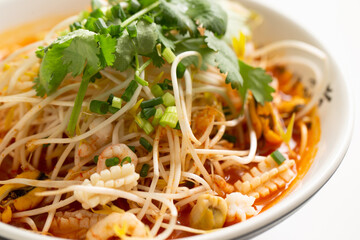 Pho noodle,spicy noodle dish 