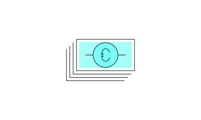 finance money business cash payment currency dollar set exchange credit sign vector 