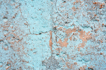 Texture of old whitewashed concrete wall