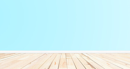 empty room with wooden floor