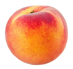 Peach isolated on white background