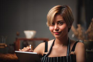 portrait of young asian woman person smiling, beautiful female pretty are happy and attractive with cheerful face, lady girl business confidence smile and have a fresh face