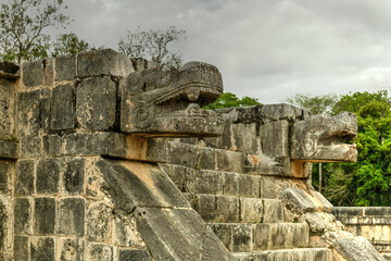 Platform of Eagles and Jaguars - Chichen Itza, Mexico © demerzel21