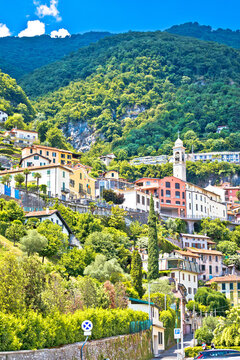 Moltrasio village on Lake Como architecture view