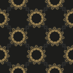 Wallpaper in a vintage style template. Graphic ornament for wallpaper, fabric, packaging, wrapping.